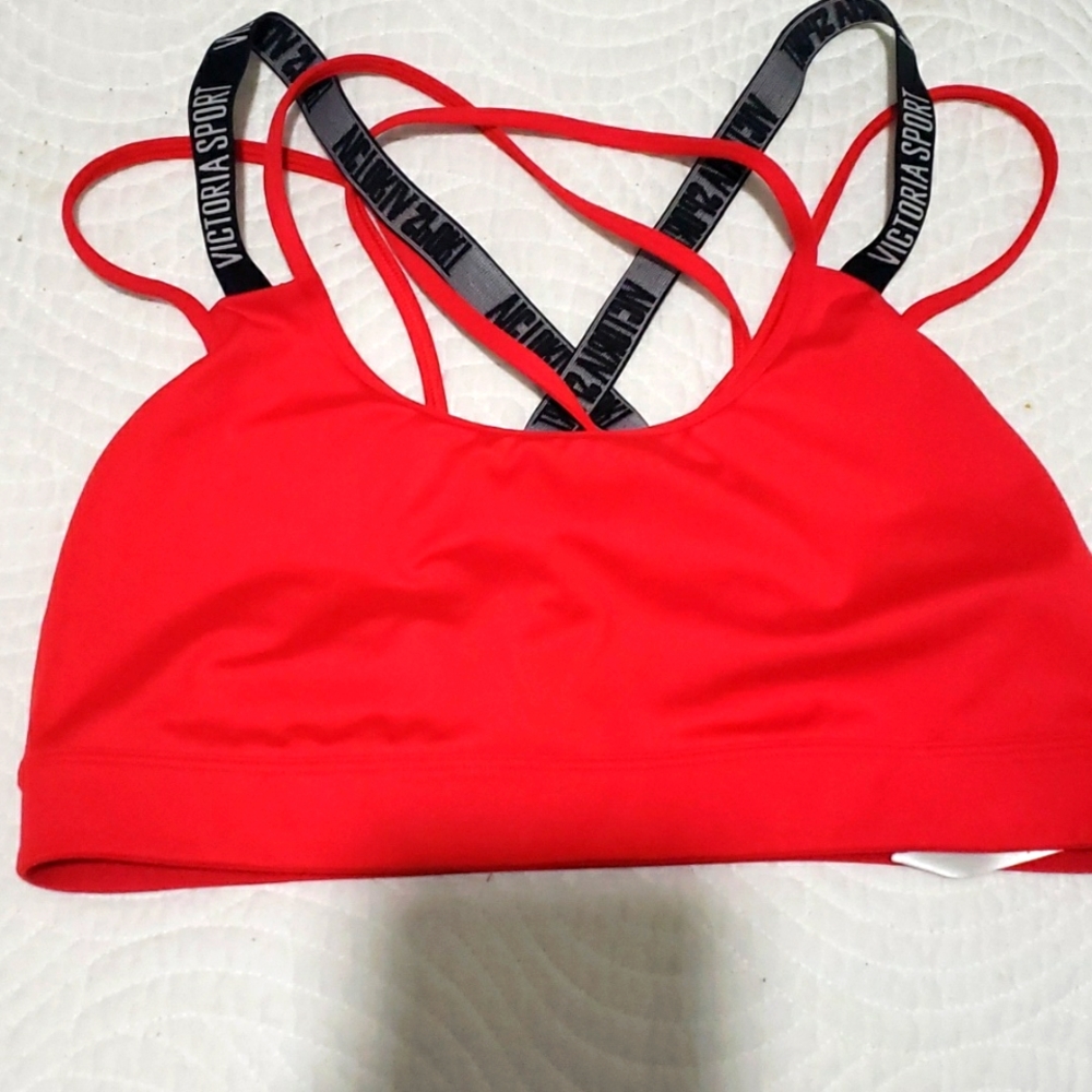 Victoria's Secret Pink Sport Red sports bra